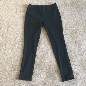 Dark green/blue ponte skinny pant